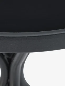 RADSTRUP + GRENAAMesa RADSTRUP Ø60 negro + 2 sillas GRENAA gris