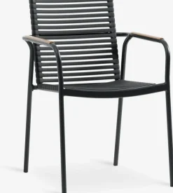 RANGSTRUP + NABEMesa RANGSTRUP Ø130 natural/negro + 4 sillas NABE negro