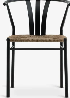 RANGSTRUP + TAGMARKMesa RANGSTRUP Ø110 natural/negro + 4 sillas TAGMARK