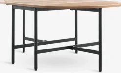 RENA + NYLENDIAMesa RENA L54/175 madera dura + 4 sillas NYLENDIA beis