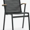 SADBJERGSilla apilable SADBJERG negro