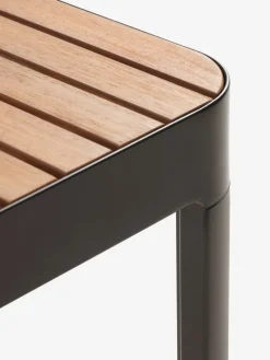 SIRDAL + HAMRAMesa SIRDAL L149 + 4 sillas HAMRA madera dura