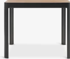 SIRDAL + NANNESTADMesa SIRDAL L91 madera dura + 4 sillas NANNESTAD gris