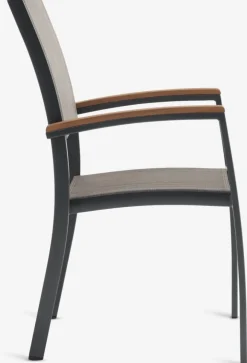 SIRDAL + SIRDALMesa SIRDAL L91 madera dura + 4 sillas SIRDAL gris