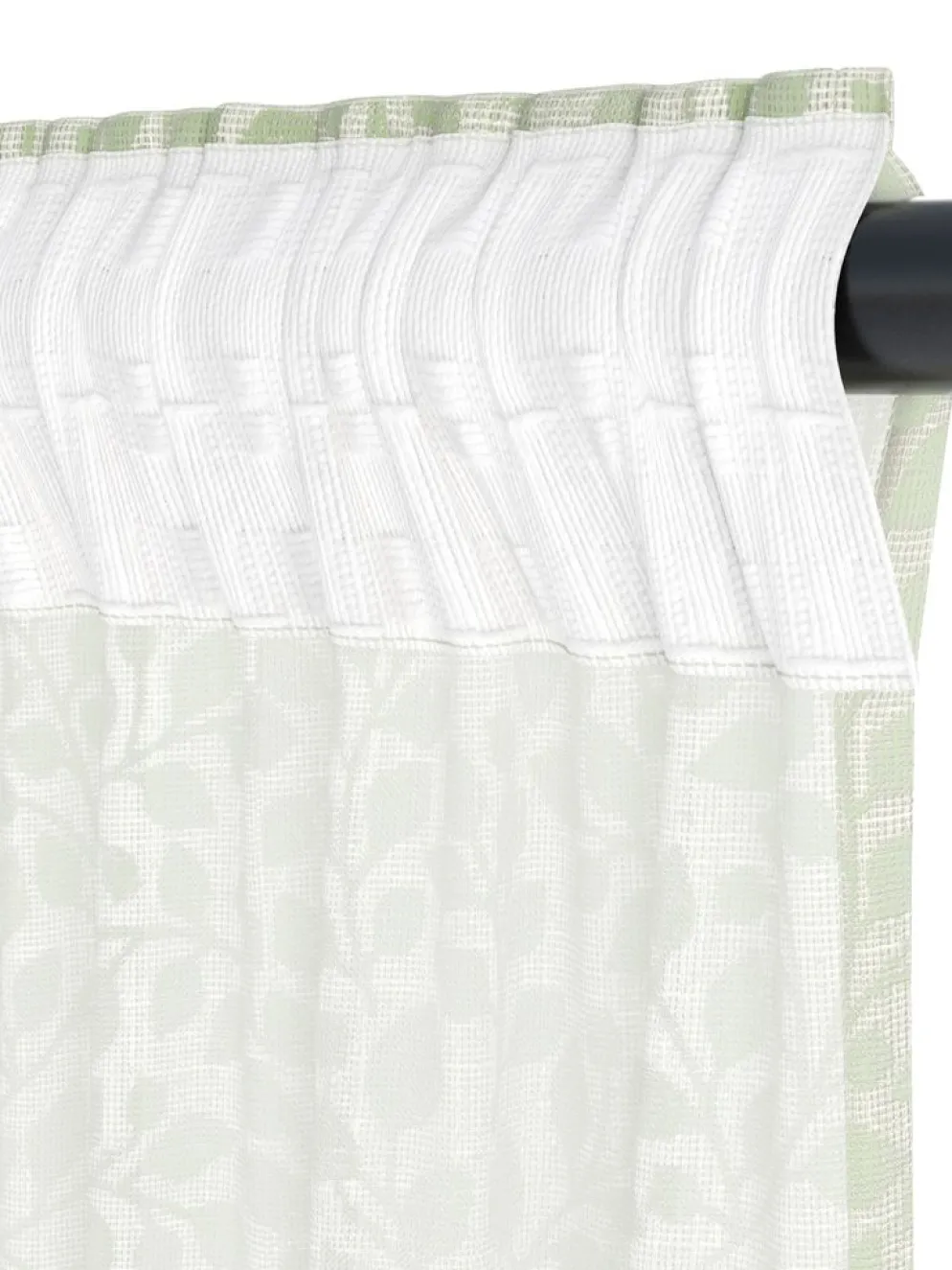 SKASENCortina SKASEN 1x140x300 hojas verde empolvado