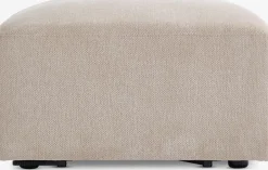 SKEJBYMódulo de sofá SKEJBY chaise longue/puf tela beis