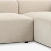 SKEJBYSofá modular SKEJBY 2 plazas chaise/abierto tela beis