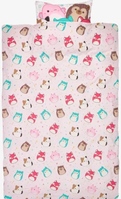 SQUISHMALLOWSJuego funda nórdica SQUISHMALLOWS 155x220 rosa