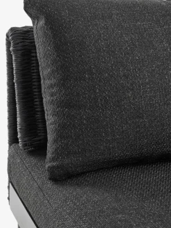 STORLIEN + VOSSConjunto jardín STORLIEN travertino + VOSS 2 plazas negro