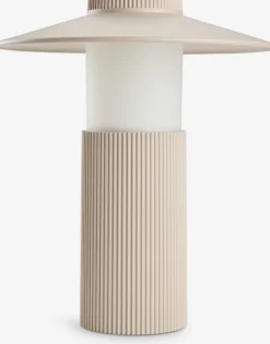 SVANELámpara de mesa recargable SVANE Ø21×A25cm arena