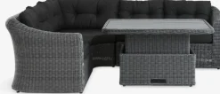 TAMBOHUSEConjunto muebles jardín TAMBOHUSE 5 plazas gris