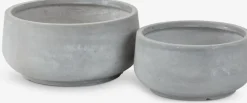 TERASSEMacetero TERASSE Ø44/36 gris juego de 2