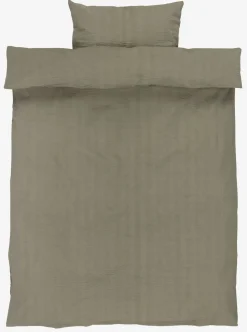 TINNEPLUSJuego funda nórdica sirsaca TINNE 155x220 verde empolvado