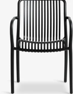 TIPMOSE + NABBENMesa TIPMOSE L70 gris + 2 sillas NABBEN negro