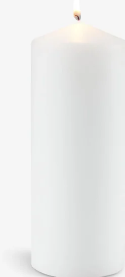 TORALFVela pilar TORALF Ø8xA20 cm blanco