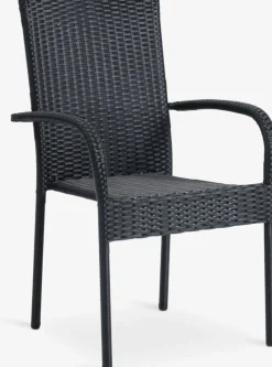 TYDAL + GUDHJEMMesa TYDAL L208/272 + 4 sillas GUDHJEM negro