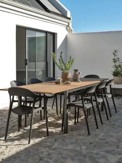 ULBJERGMesa de jardín ULBJERG A99xL214/297 madera dura