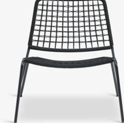 ULLAREDSillón de exterior ULLARED negro