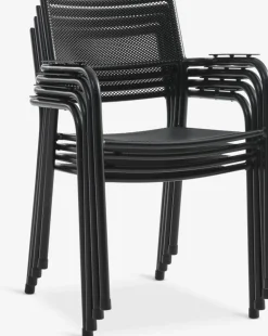 UVDAL + HEMSEDALMesa UVDAL L223 madera dura + 4 sillas HEMSEDAL negro