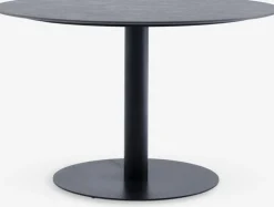 VAMDRUP + GILJAMesa VAMDRUP Ø120 + 4 sillas GILJA gris