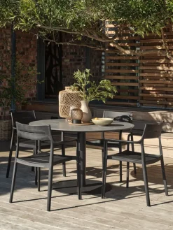 VAMDRUPMesa de jardín VAMDRUP Ø120 gris