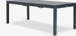 VATTRUP + GAMMELBYMesa VATTRUP L206/321 negro + 4 sillas GAMMELBY gris