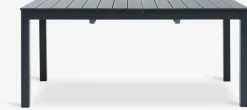 VATTRUP + MYSENMesa VATTRUP L172/276 negro + 4 sillas MYSEN gris