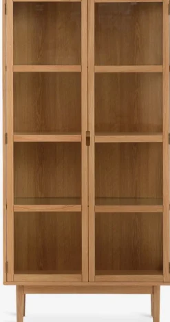 VESTERBYVitrina VESTERBY alta 2 puertas roble natural