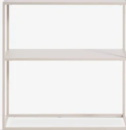VIRUMMesa consola VIRUM 26x80 con estante beis