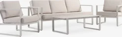 VONGEConjunto muebles jardín VONGE 5 plazas beis