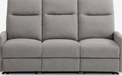 VONSILDSofá VONSILD 3 plazas reclinable eléctrico gris claro