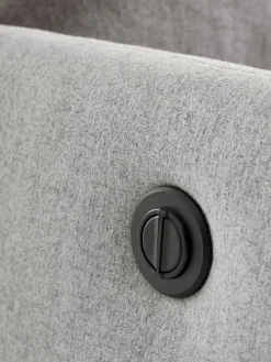 VONSILDSofá VONSILD 3 plazas reclinable eléctrico gris claro